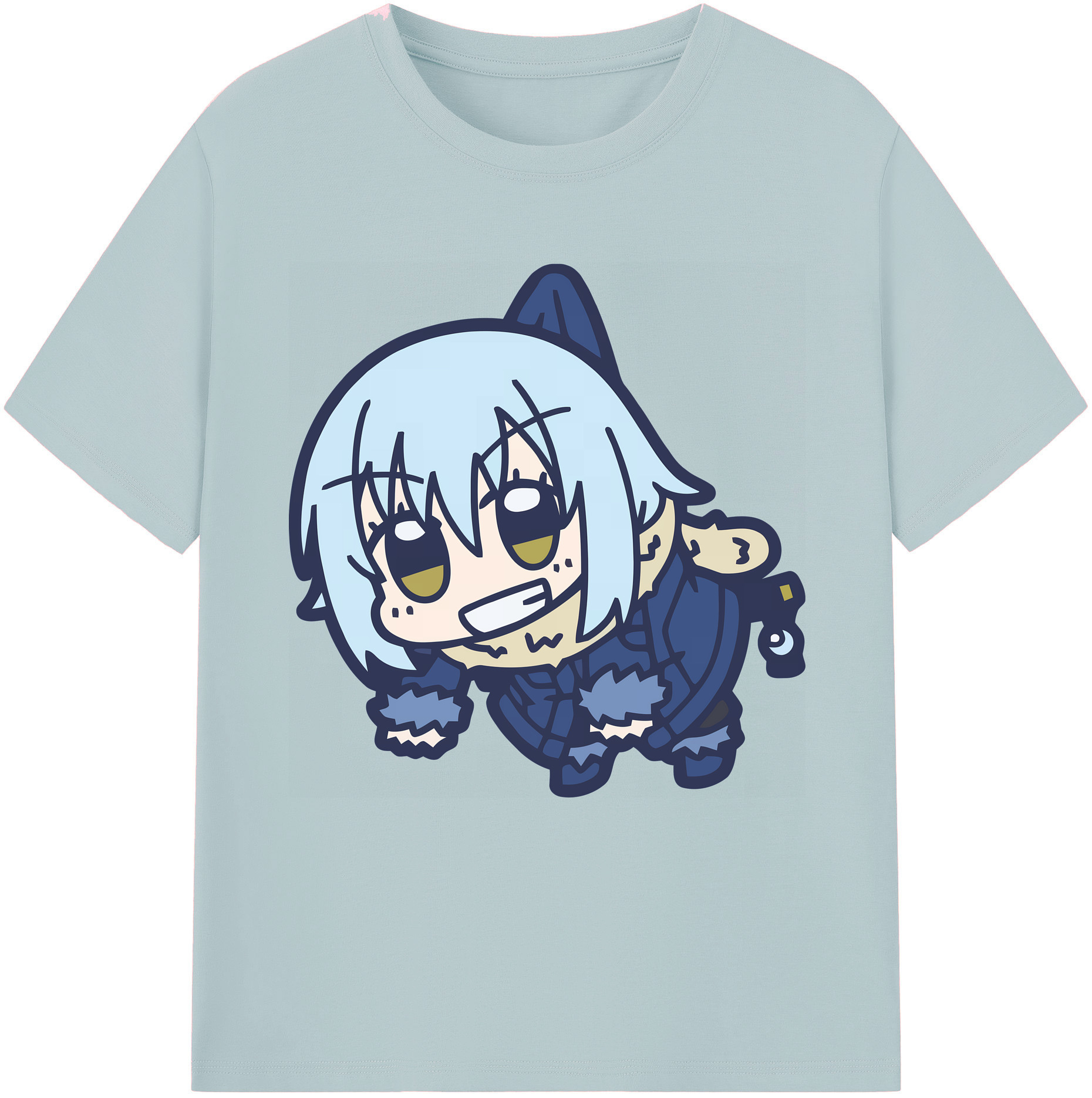 （画像用） 転スラ Regarding Reincarnated to Slime 綿100％半袖Tシャツ（フロントプリント）